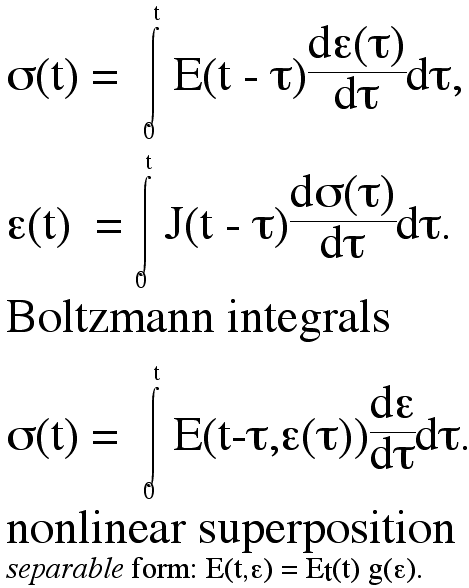 constitutive equations